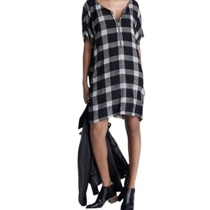 Madewell Zip-Front Shift Dress - Size M